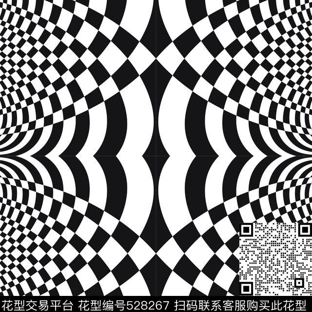 几何空间时尚潮流传统印花华亿平台下载（图片编号: 528267） - 瓦栏（Walan）