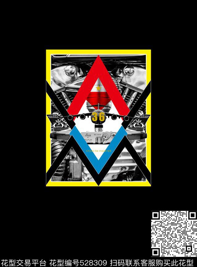 大牌发动机纪梵希数码印花华亿平台下载（图片编号: 528309） - 瓦栏（Walan）