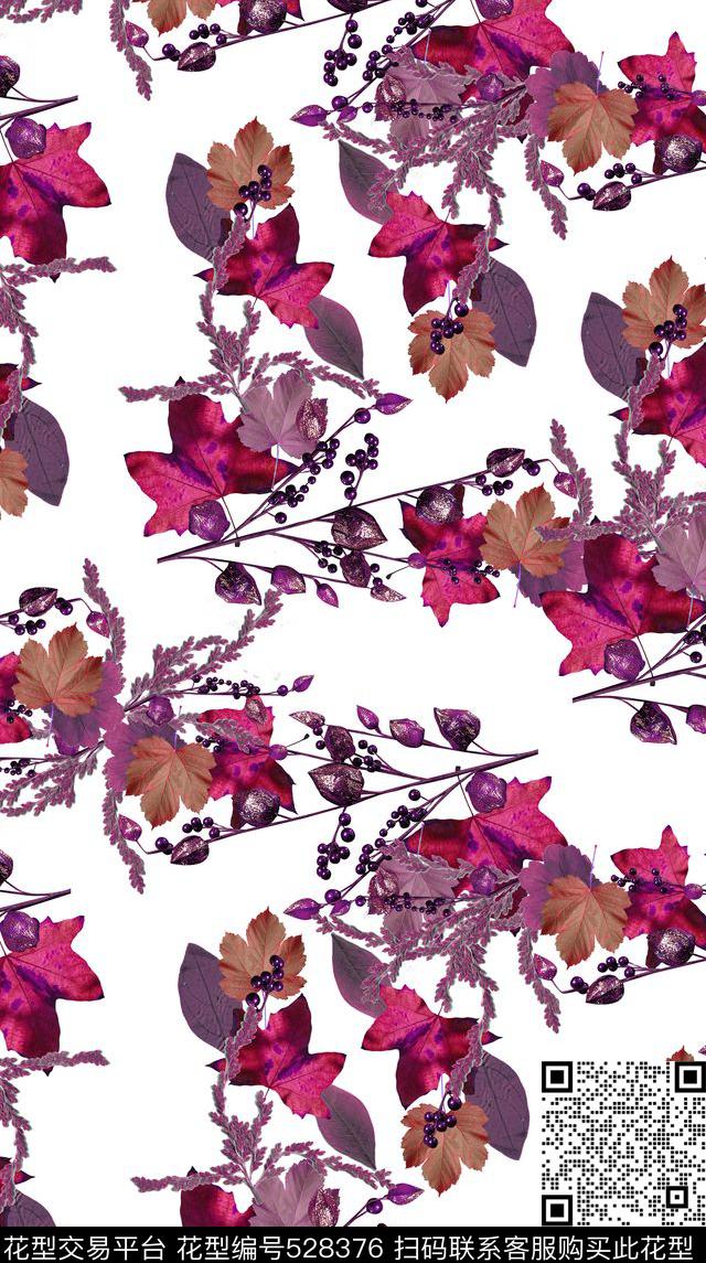 植物数码印花华亿平台下载（图片编号: 528376） - 瓦栏（Walan）