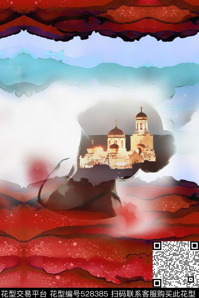 波浪人像摄影数码印花华亿平台下载（图片编号: 528385） - 瓦栏（Walan）