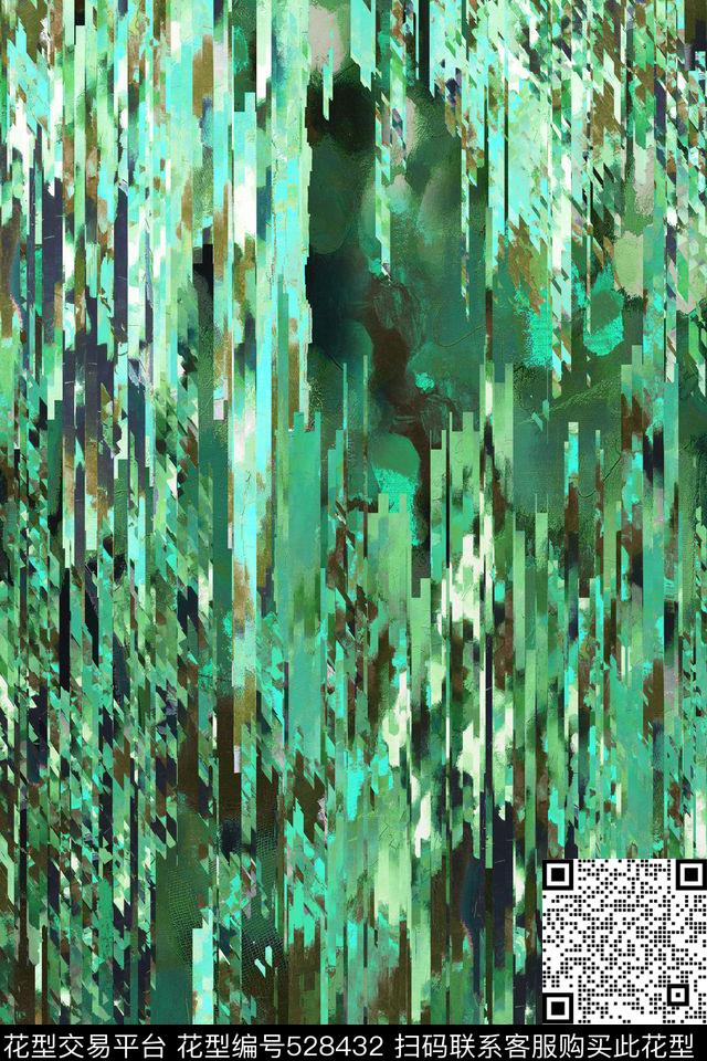 潮流复古夹克华亿平台数码印花华亿平台下载（图片编号: 528432） - 瓦栏（Walan）