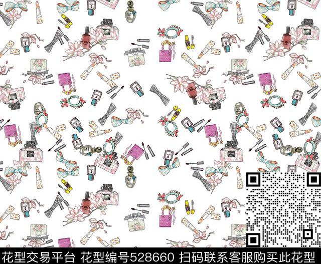 原创时尚景物数码印花华亿平台下载（图片编号: 528660） - 瓦栏（Walan）