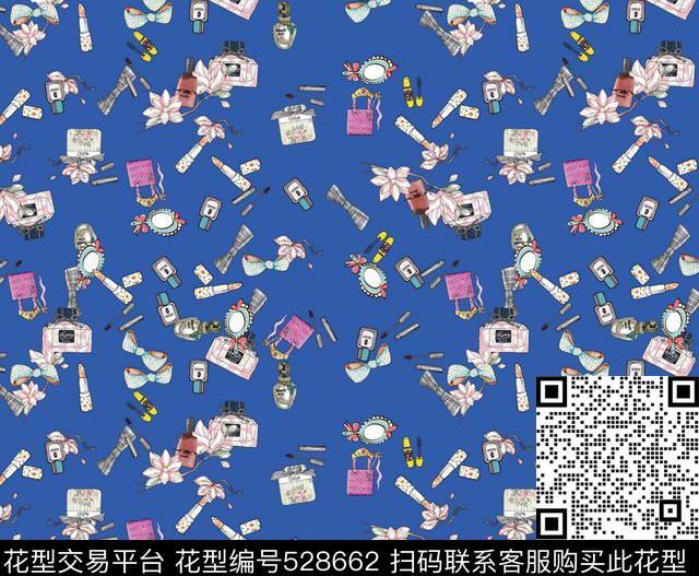 原创时尚景物数码印花华亿平台下载（图片编号: 528662） - 瓦栏（Walan）