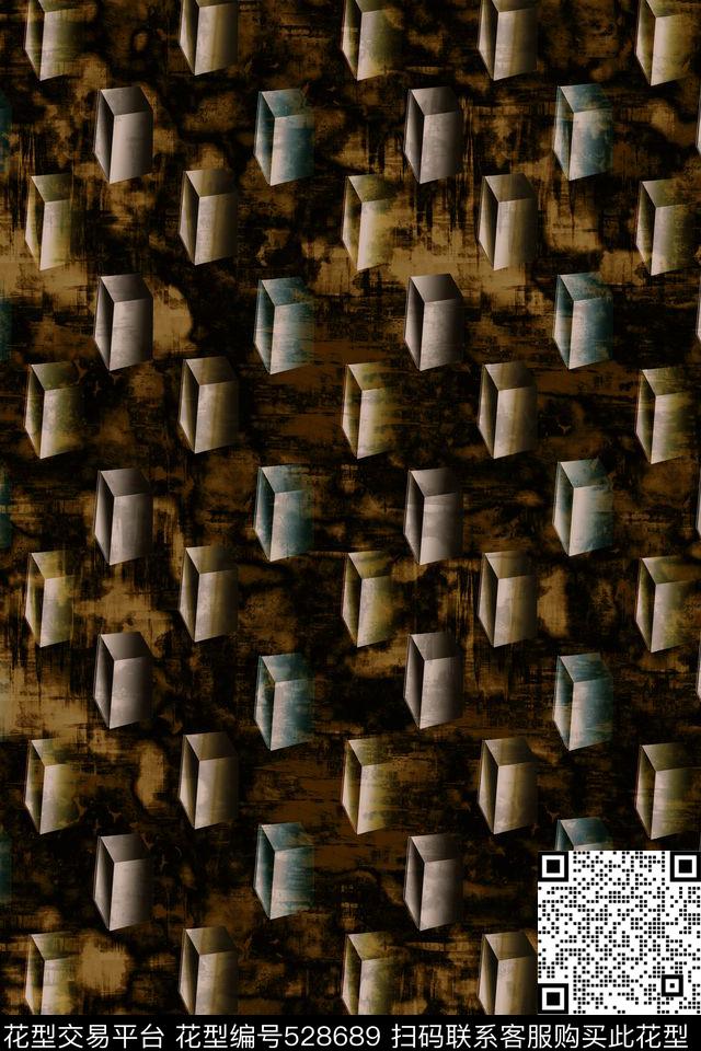 衬衫复古肌理纹理数码印花华亿平台下载（图片编号: 528689） - 瓦栏（Walan）