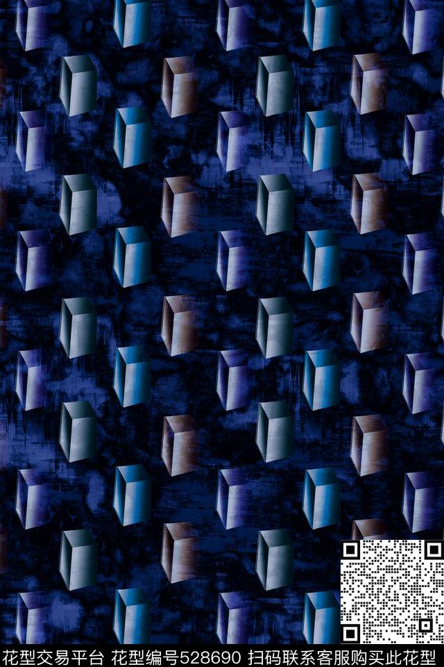 衬衫复古肌理纹理数码印花华亿平台下载（图片编号: 528690） - 瓦栏（Walan）