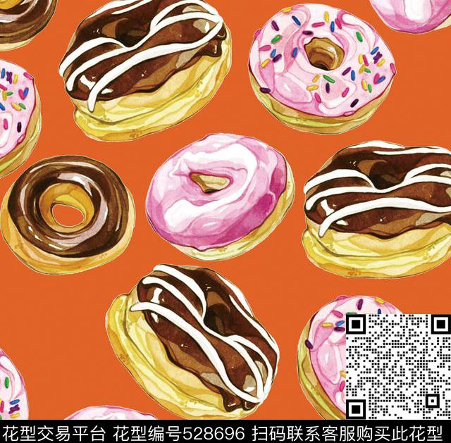 原创时尚绘画数码印花华亿平台下载（图片编号: 528696） - 瓦栏（Walan）