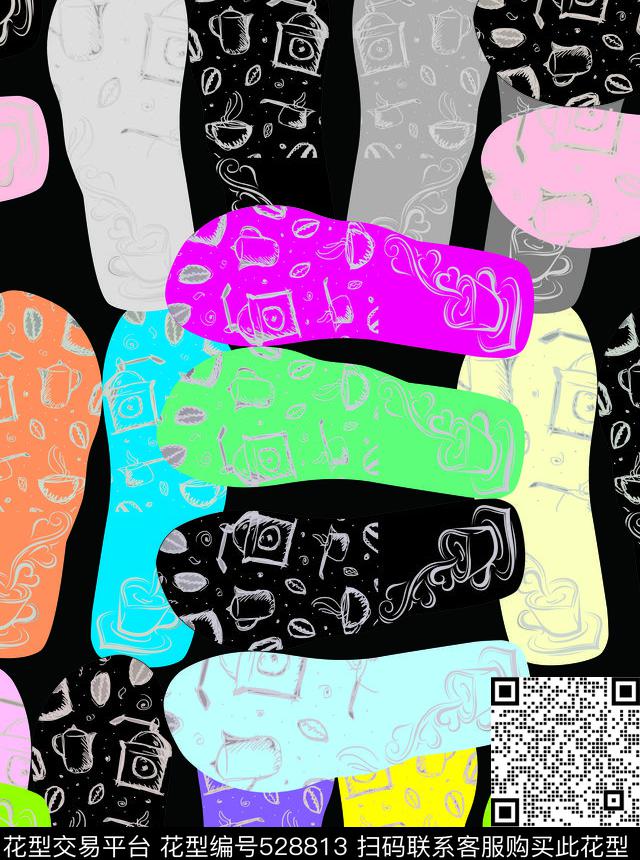 几何传统印花华亿平台下载（图片编号: 528813） - 瓦栏（Walan）