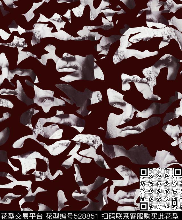 大牌迷彩时尚数码印花华亿平台下载（图片编号: 528851） - 瓦栏（Walan）
