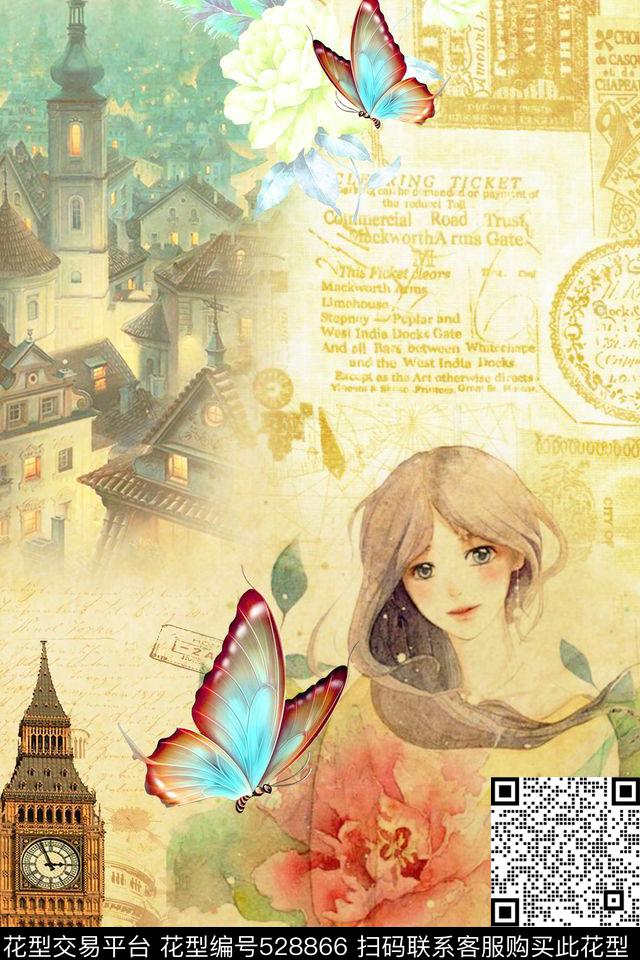 创意服装面料创意图案设计冬季爆款图案数码印花华亿平台下载（图片编号: 528866） - 瓦栏（Walan）