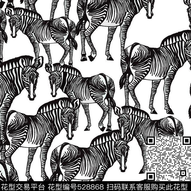 潮流动物时尚传统印花华亿平台下载（图片编号: 528868） - 瓦栏（Walan）