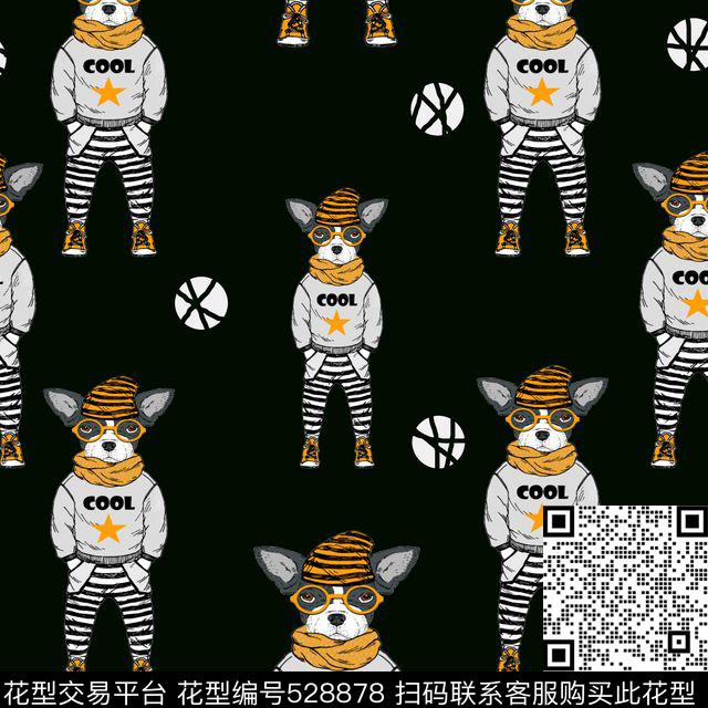 潮流简约卡通传统印花华亿平台下载（图片编号: 528878） - 瓦栏（Walan）