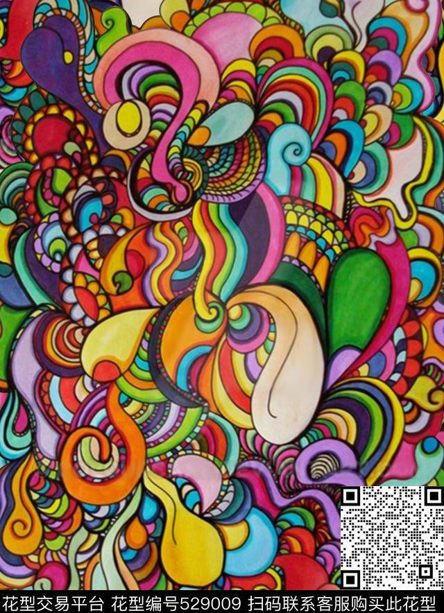 designtextileprinting数码印花华亿平台下载（图片编号: 529009） - 瓦栏（Walan）