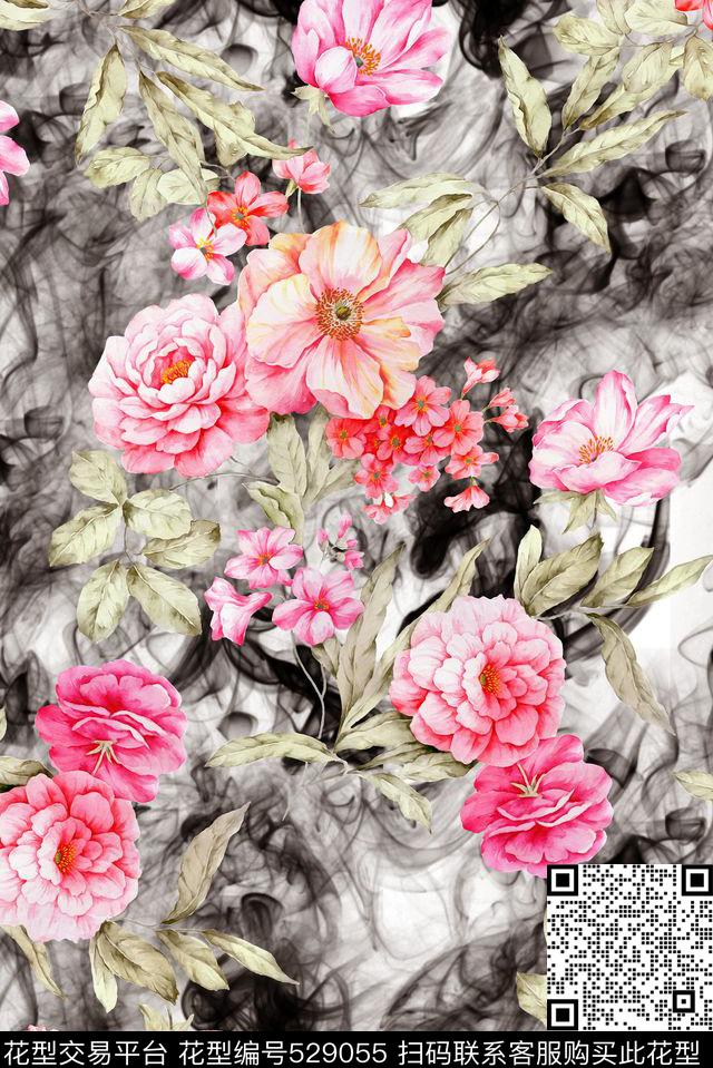 服装设计时尚大牌欧美风格数码印花数码印花华亿平台下载（图片编号: 529055） - 瓦栏（Walan）