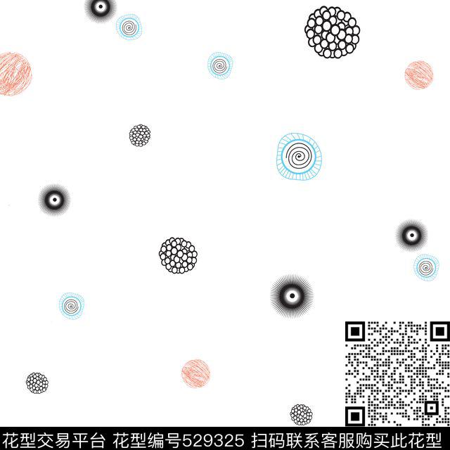 几何几何圆圈球传统印花华亿平台下载（图片编号: 529325） - 瓦栏（Walan）