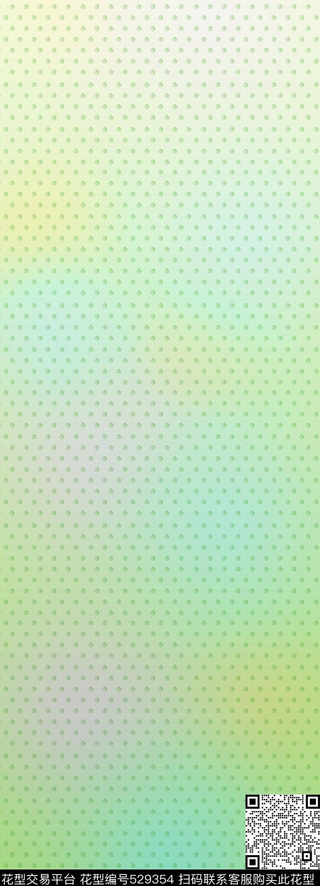 清新淡雅花数码印花华亿平台下载（图片编号: 529354） - 瓦栏（Walan）