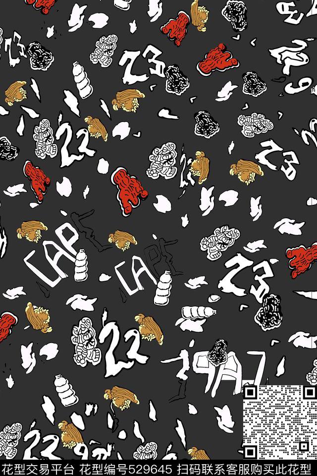 抽象大牌几何传统印花华亿平台下载（图片编号: 529645） - 瓦栏（Walan）