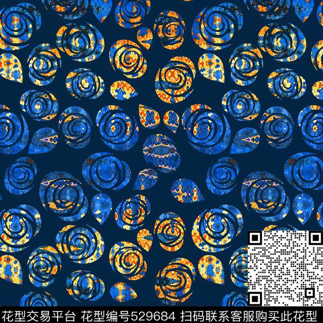 抽象大牌时尚传统印花华亿平台下载（图片编号: 529684） - 瓦栏（Walan）