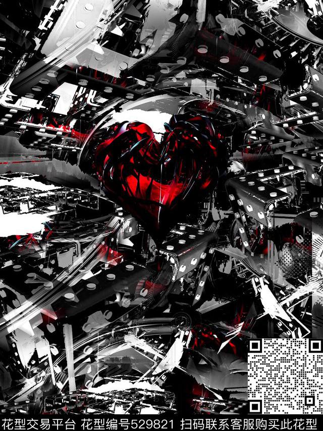 世界风桃心建筑数码印花华亿平台下载（图片编号: 529821） - 瓦栏（Walan）