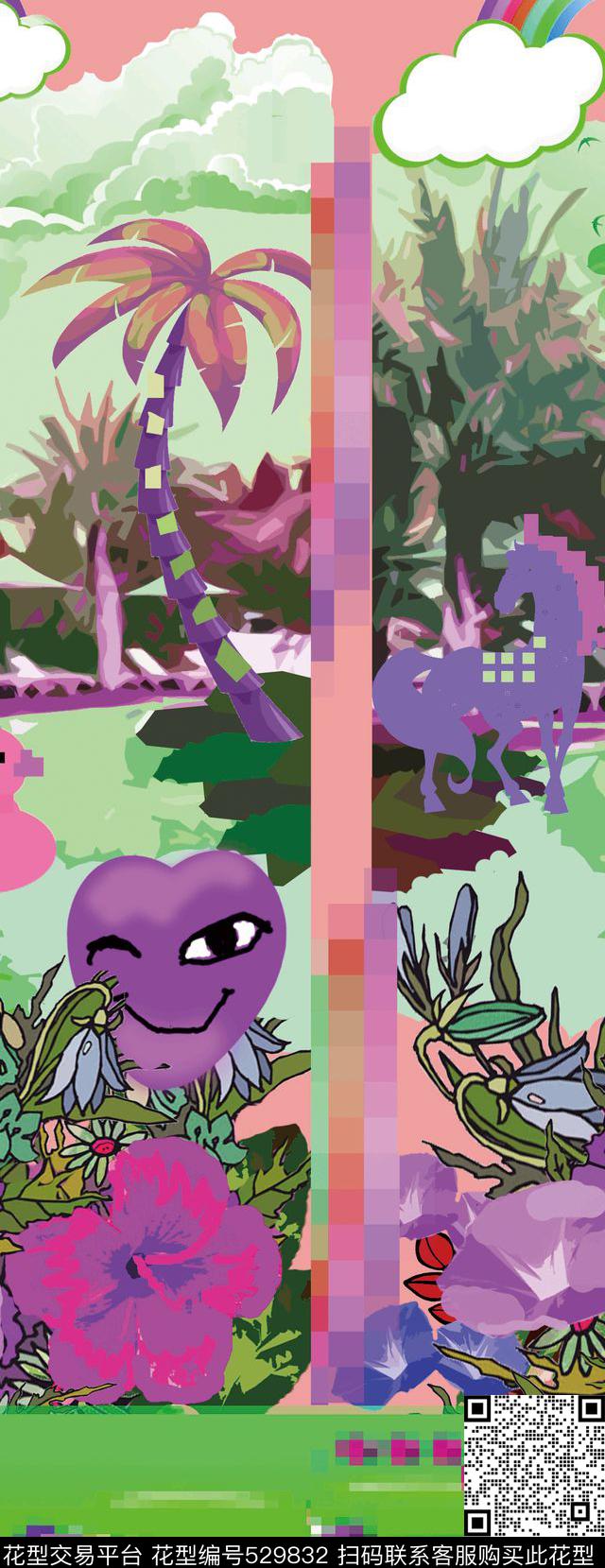 原创时尚定位数码印花华亿平台下载（图片编号: 529832） - 瓦栏（Walan）