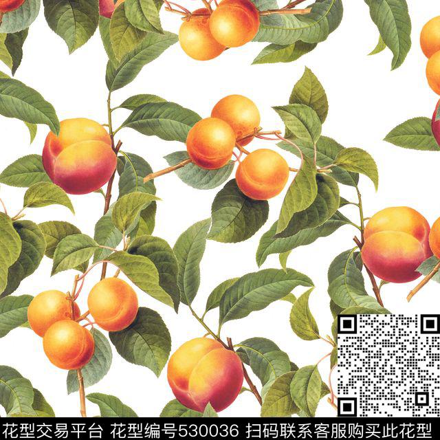 创意服装面料创意设计图案蜜桃数码印花华亿平台下载（图片编号: 530036） - 瓦栏（Walan）