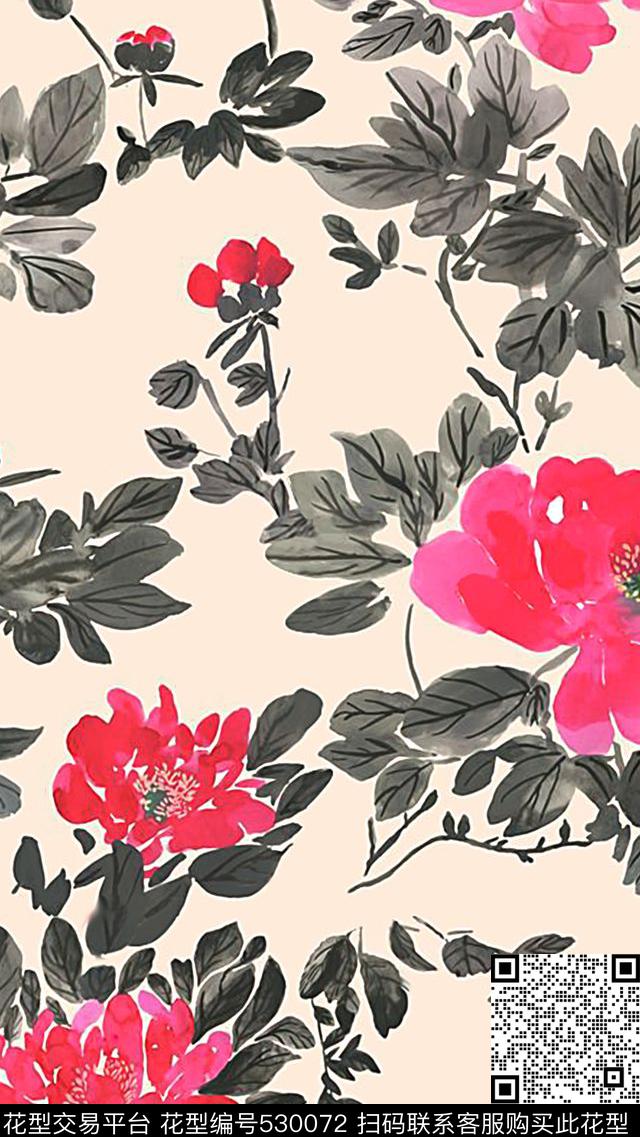 时尚大牌欧美风格数码印花服装设计数码印花华亿平台下载（图片编号: 530072） - 瓦栏（Walan）