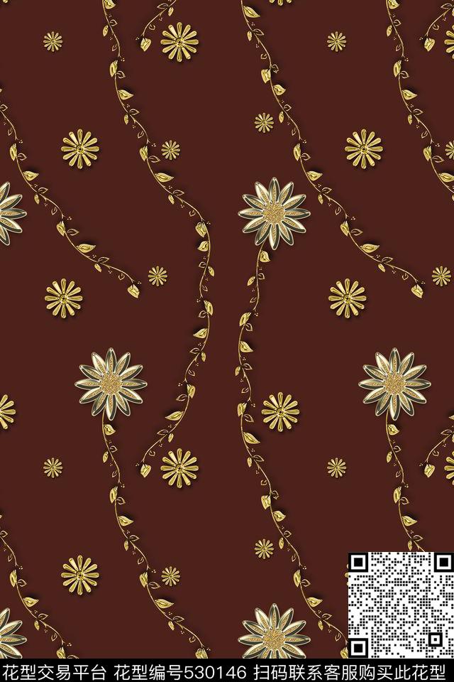 创意符号高贵数码印花华亿平台下载（图片编号: 530146） - 瓦栏（Walan）