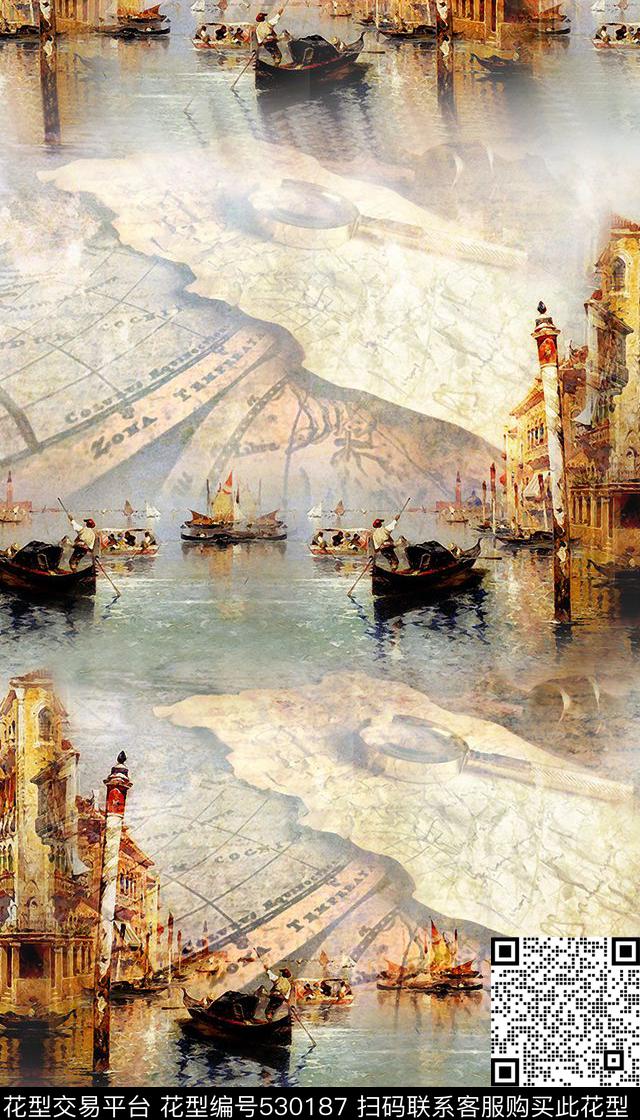 时尚新潮数码数码印花华亿平台下载（图片编号: 530187） - 瓦栏（Walan）