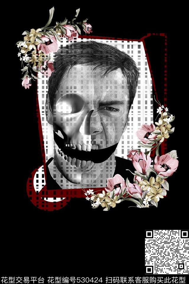 潮流人像定位数码印花华亿平台下载（图片编号: 530424） - 瓦栏（Walan）