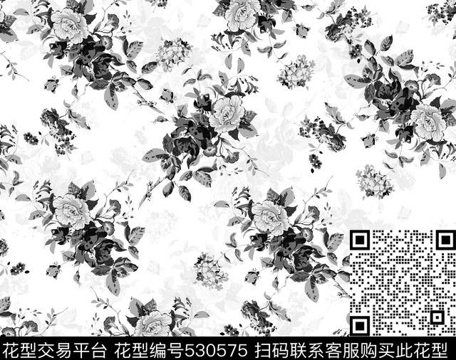 手绘花卉高清花卉花朵传统印花华亿平台下载（图片编号: 530575） - 瓦栏（Walan）