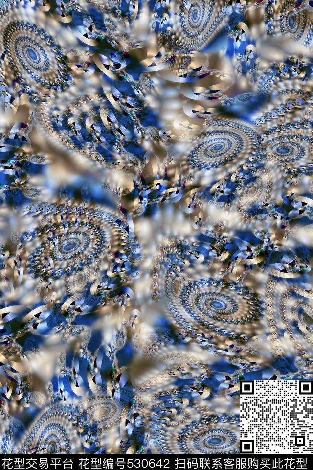 抽象纹理底纹数码印花华亿平台下载（图片编号: 530642） - 瓦栏（Walan）