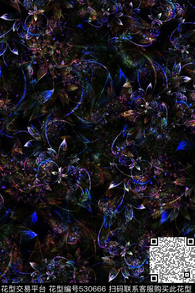 抽象纹理底纹数码印花华亿平台下载（图片编号: 530666） - 瓦栏（Walan）