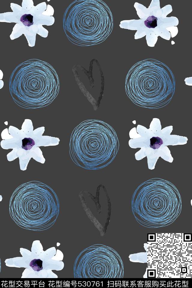 简洁可爱女装趣味数码印花华亿平台下载（图片编号: 530761） - 瓦栏（Walan）