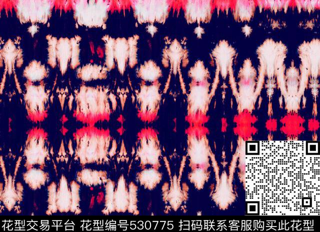 休闲风花纹数码印花华亿平台下载（图片编号: 530775） - 瓦栏（Walan）