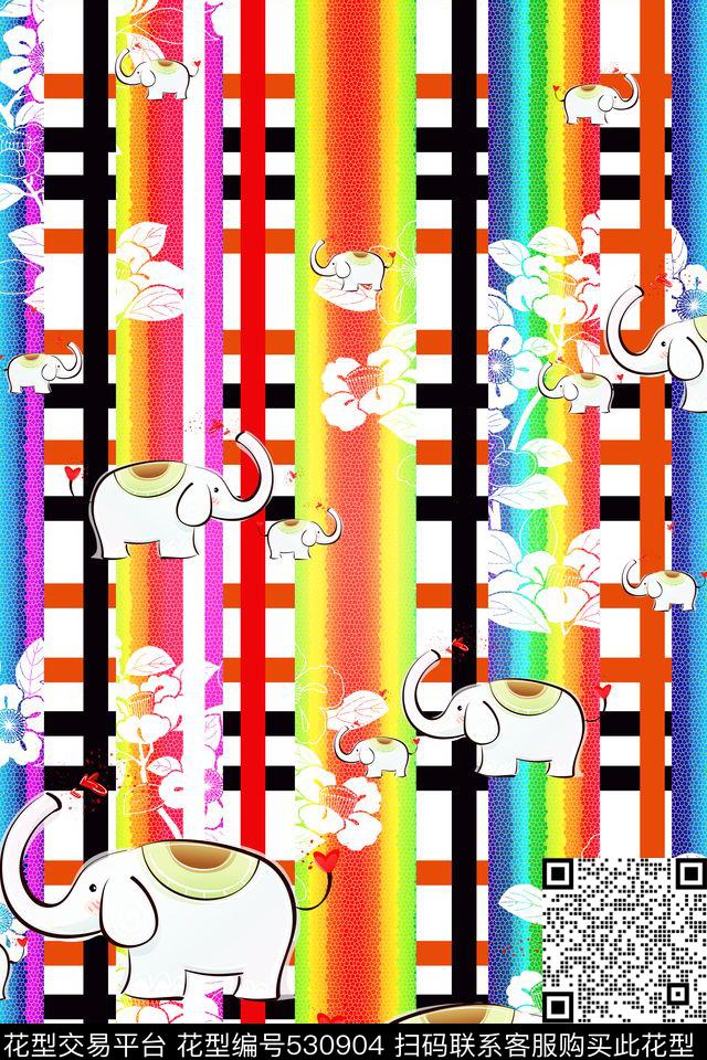 L.D~几何格子条纹L.D~手绘L.D~卡通数码印花华亿平台下载（图片编号: 530904） - 瓦栏（Walan）