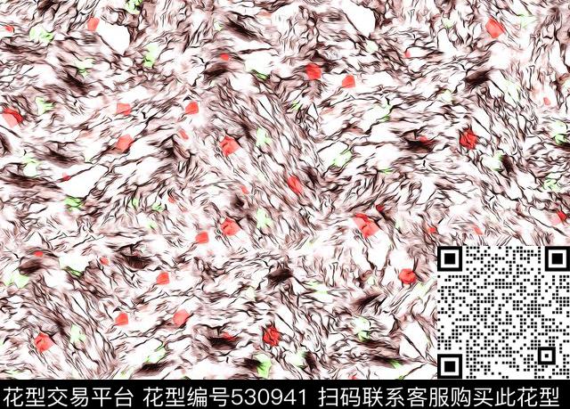 欧美时尚潮流数码印花华亿平台下载（图片编号: 530941） - 瓦栏（Walan）