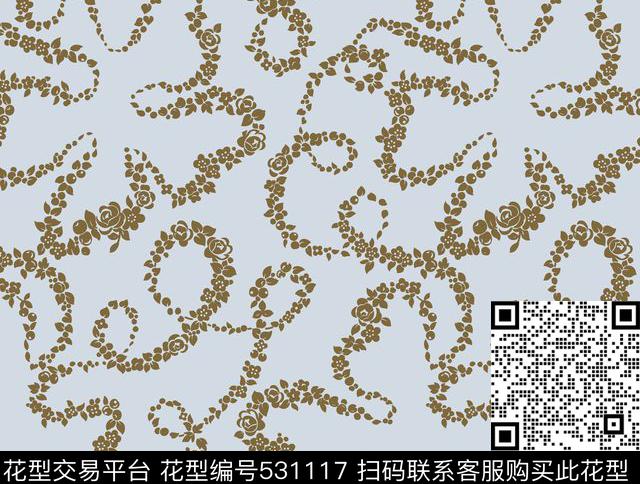 花花纹图案传统印花华亿平台下载（图片编号: 531117） - 瓦栏（Walan）