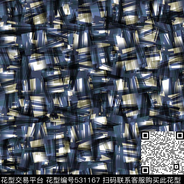抽象格子渐变纹理数码印花华亿平台下载（图片编号: 531167） - 瓦栏（Walan）