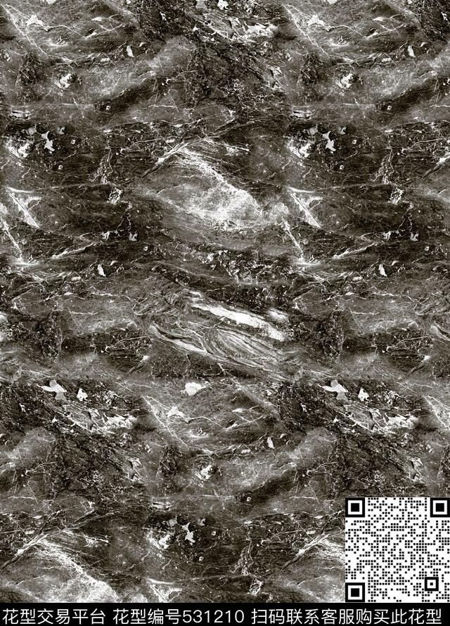 抽象山石纹理户外休闲数码印花华亿平台下载（图片编号: 531210） - 瓦栏（Walan）