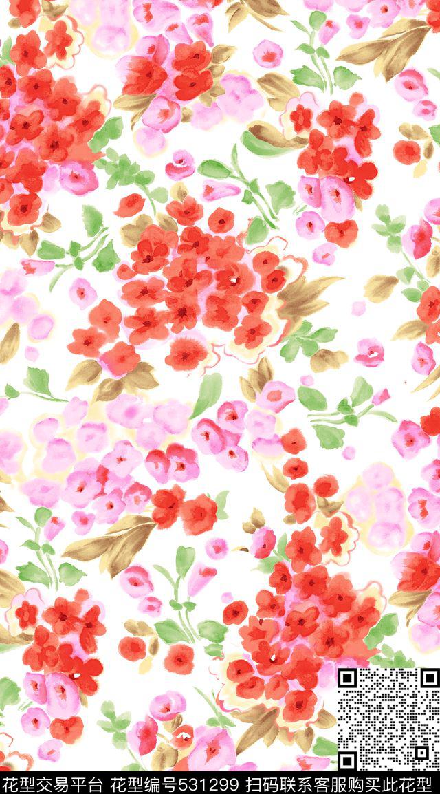 简约整洁大方数码印花华亿平台下载（图片编号: 531299） - 瓦栏（Walan）