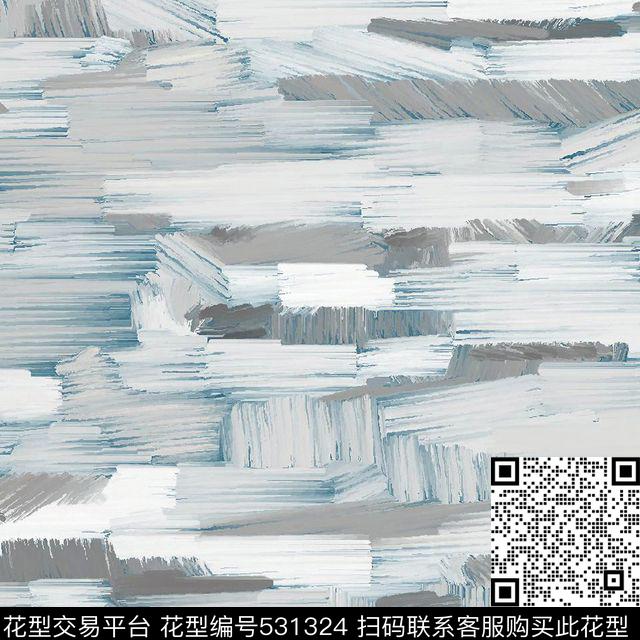 横条几何块面传统印花华亿平台下载（图片编号: 531324） - 瓦栏（Walan）