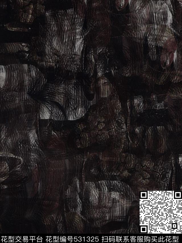 暗纹潮流抽象传统印花华亿平台下载（图片编号: 531325） - 瓦栏（Walan）