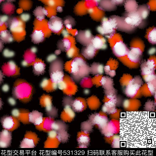 田园风波点手绘传统印花华亿平台下载（图片编号: 531329） - 瓦栏（Walan）