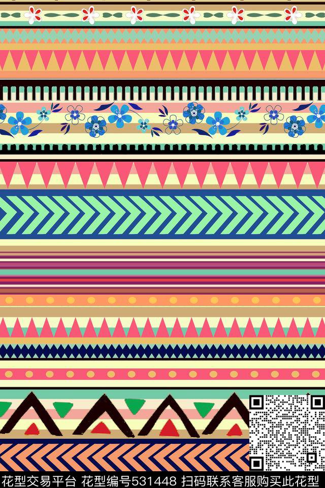 创意华亿平台面料创意图案设计冬装数码印花华亿平台下载（图片编号: 531448） - 瓦栏（Walan）