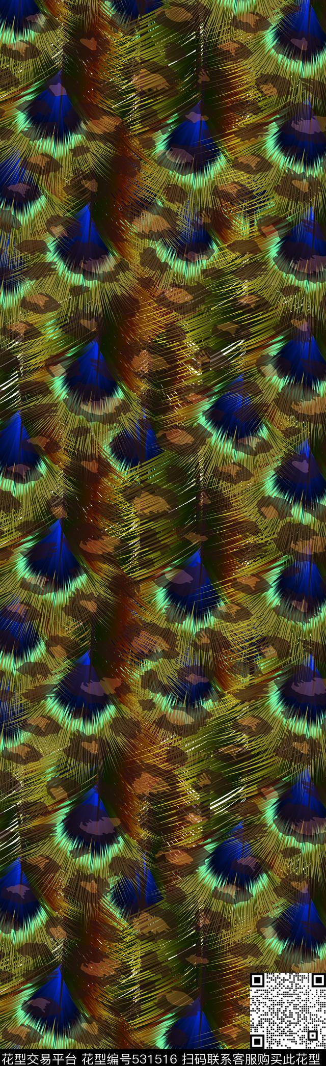 动物纹流行纹理数码印花华亿平台下载（图片编号: 531516） - 瓦栏（Walan）