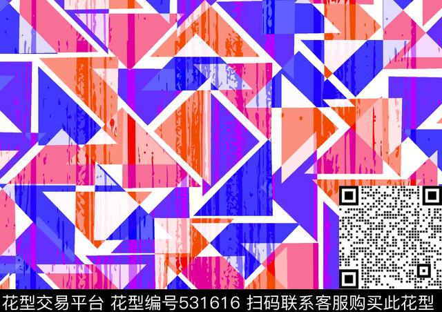 时尚男装沙发布艺几何图形传统印花华亿平台下载（图片编号: 531616） - 瓦栏（Walan）