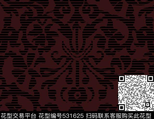 古典花纹佩斯利四方连续图案传统印花华亿平台下载（图片编号: 531625） - 瓦栏（Walan）