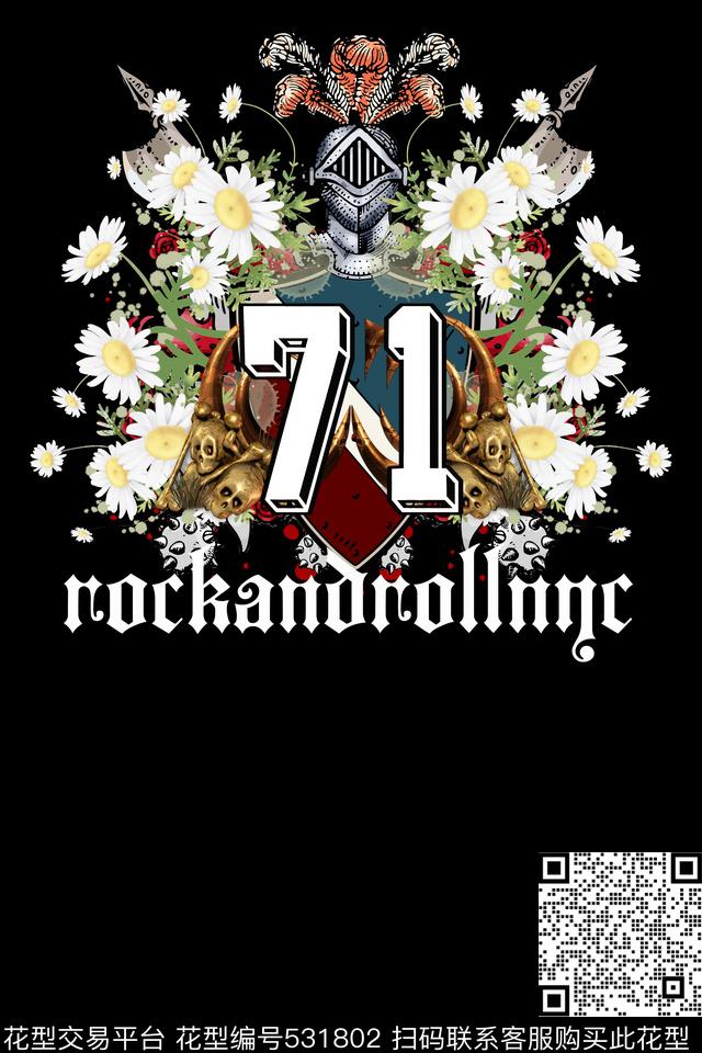 复古花男装华亿平台数码印花华亿平台下载（图片编号: 531802） - 瓦栏（Walan）