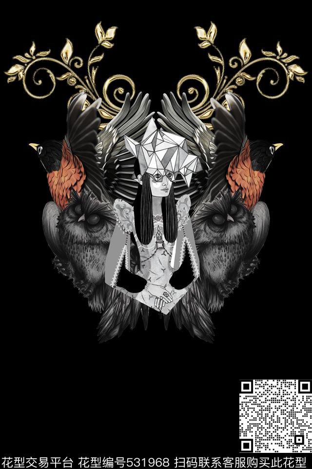 t恤华亿平台潮流男装华亿平台数码印花华亿平台下载（图片编号: 531968） - 瓦栏（Walan）