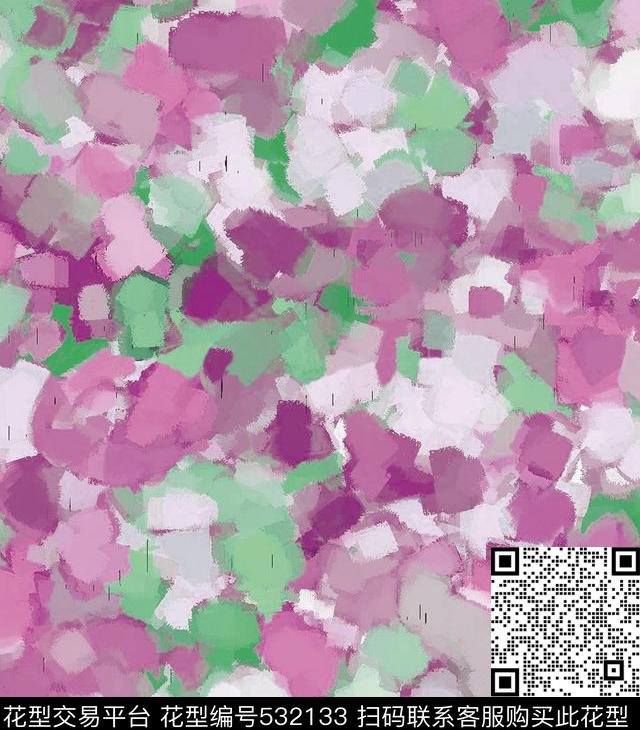 几何块面方形数码印花华亿平台下载（图片编号: 532133） - 瓦栏（Walan）