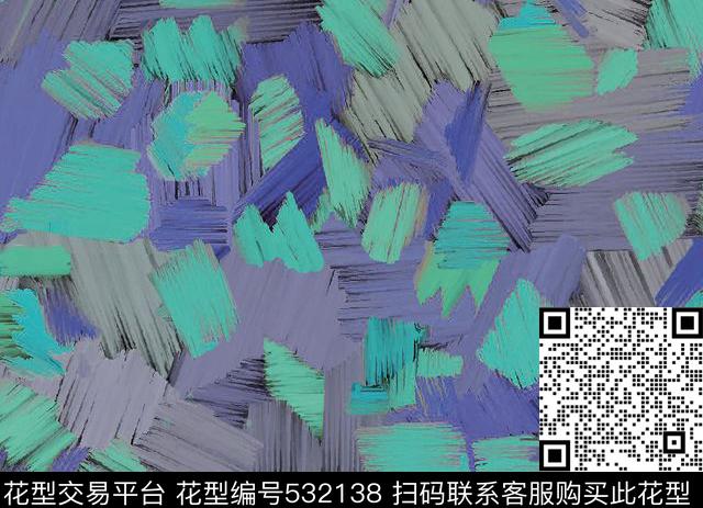 线条几何块面数码印花华亿平台下载（图片编号: 532138） - 瓦栏（Walan）